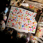 Bunny Floral Transfer Stickers