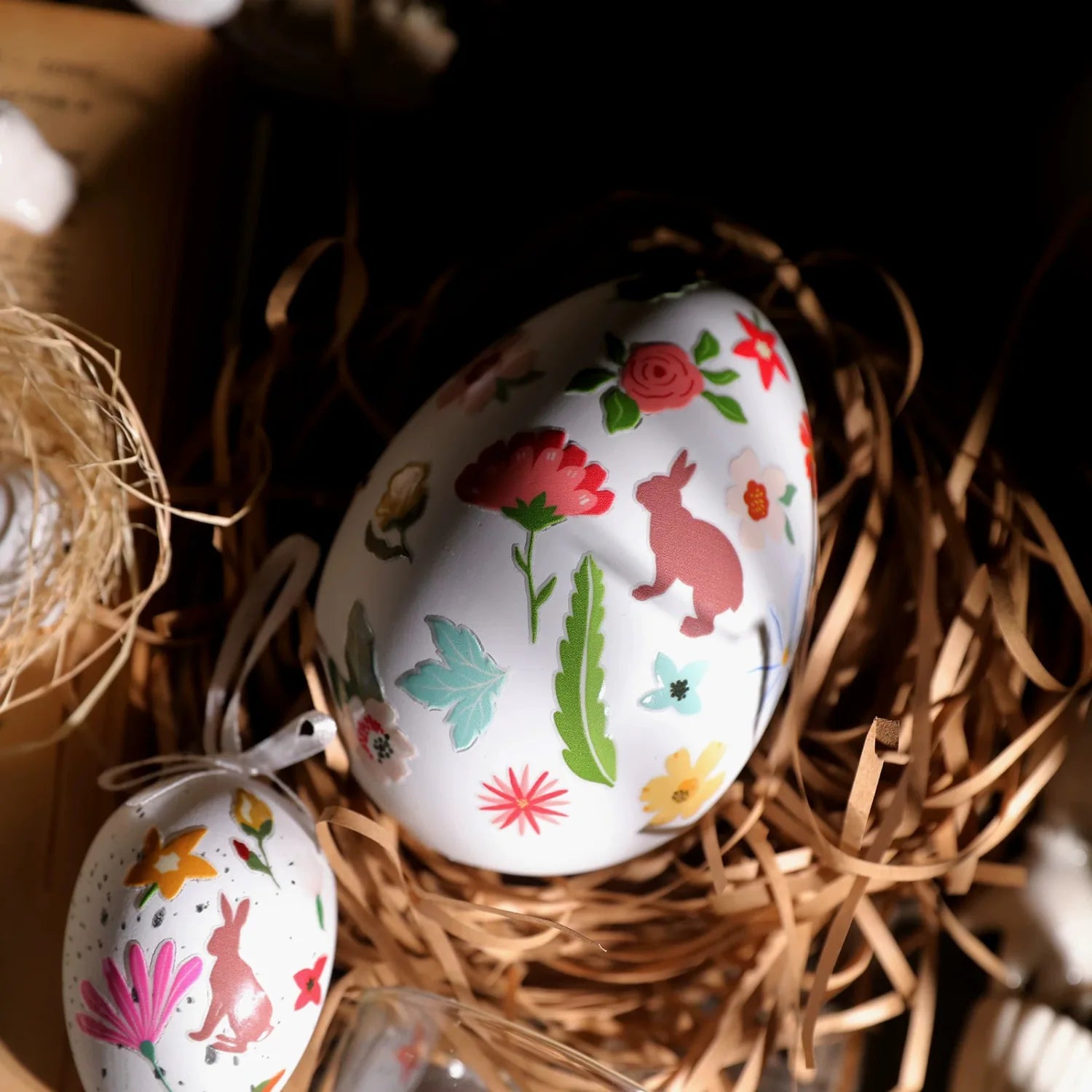 Bunny Floral Transfer Stickers