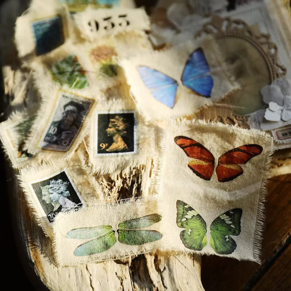 Autocollants papillon à frotter | Fournitures pour journaling et scrapbooking