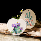 Cactus Bloom Waterproof Transfer Stickers