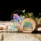 Cactus Bloom Waterproof Transfer Stickers