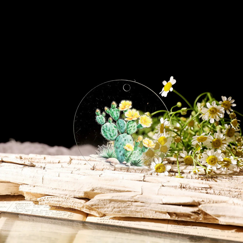 Kaktusblüten Wasserdichte Abziehbilder