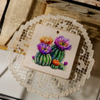 Cactus Bloom Waterproof Transfer Stickers
