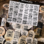 Chic Kitchen & Spice Jar Quote UV DTF Transfer Stickers