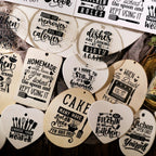 Chic Kitchen & Spice Jar Quote UV DTF Transfer Stickers