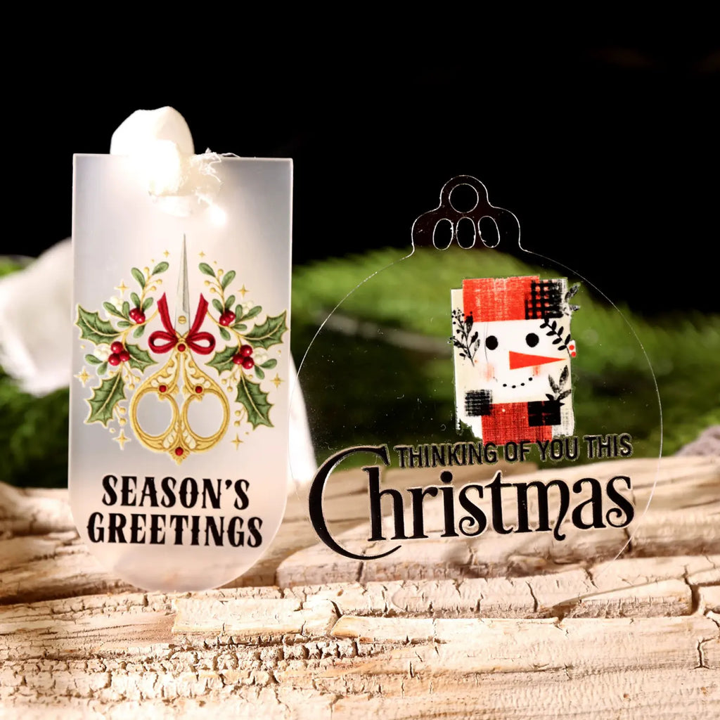 Christmas Blessing UV DTF Transfer Stickers