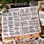 Christmas Blessing UV DTF Transfer Stickers