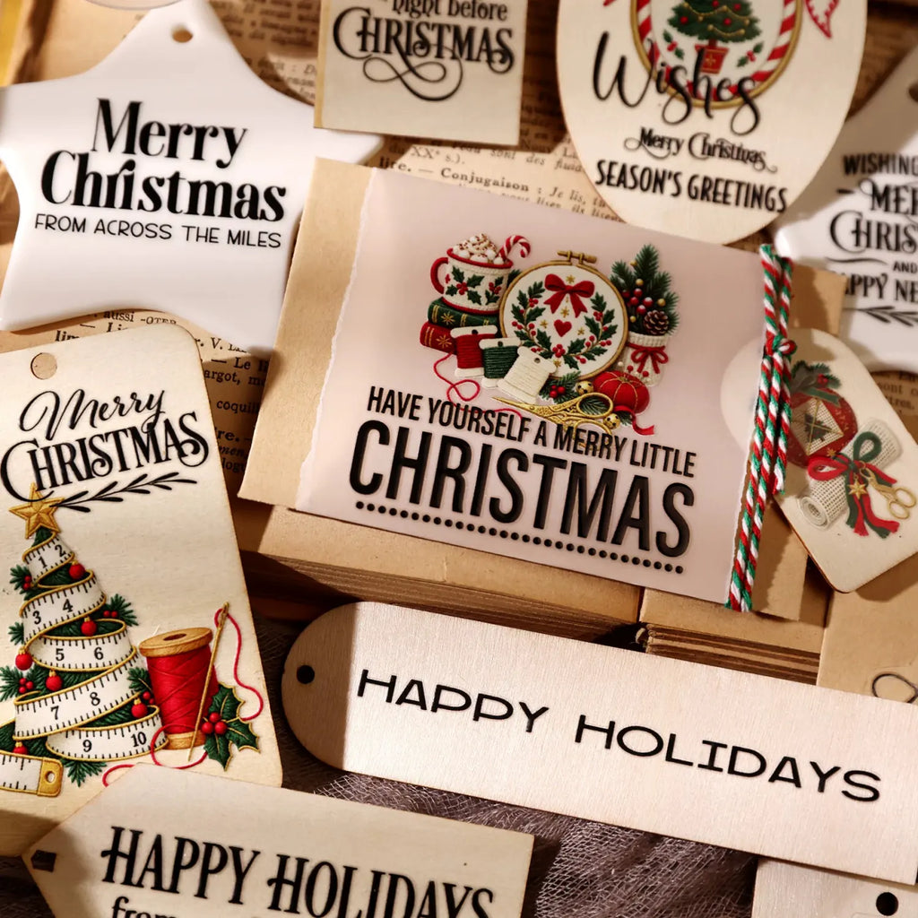 Christmas Blessing UV DTF Transfer Stickers