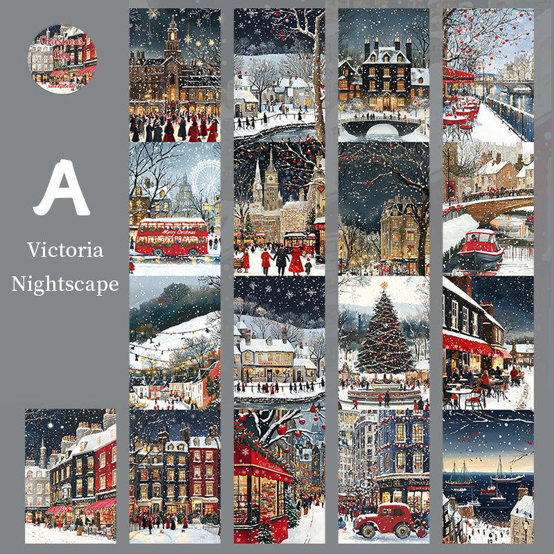 Christmas City Wide Washi Tape