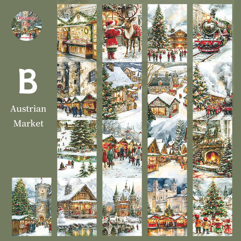 Christmas City Wide Washi Tape