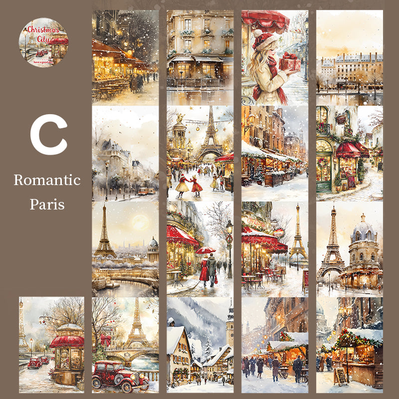 Christmas City Wide Washi Tape