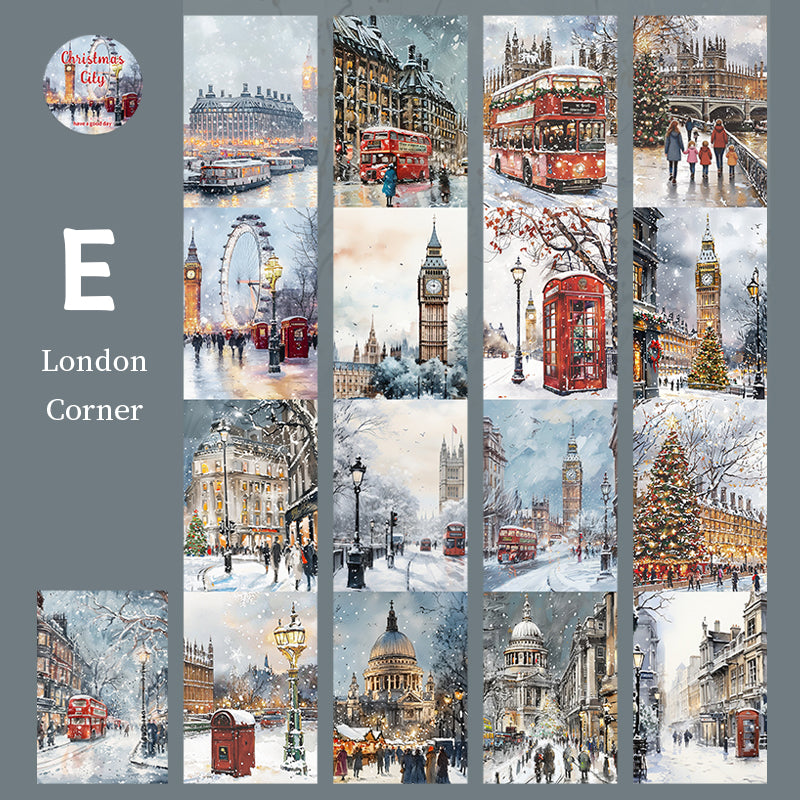 Christmas City Wide Washi Tape