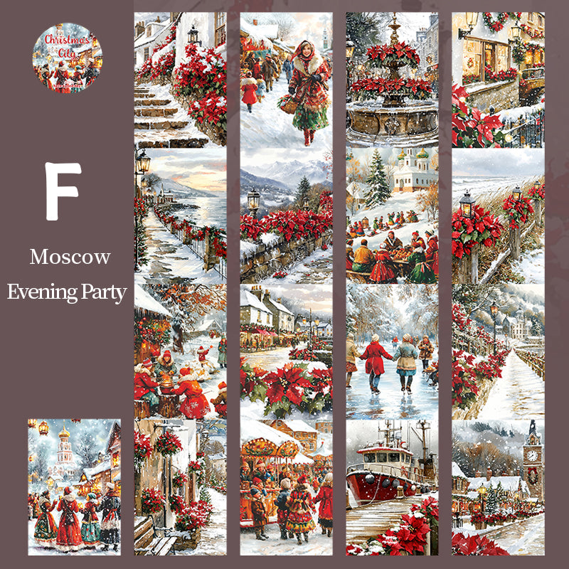 Christmas City Wide Washi Tape