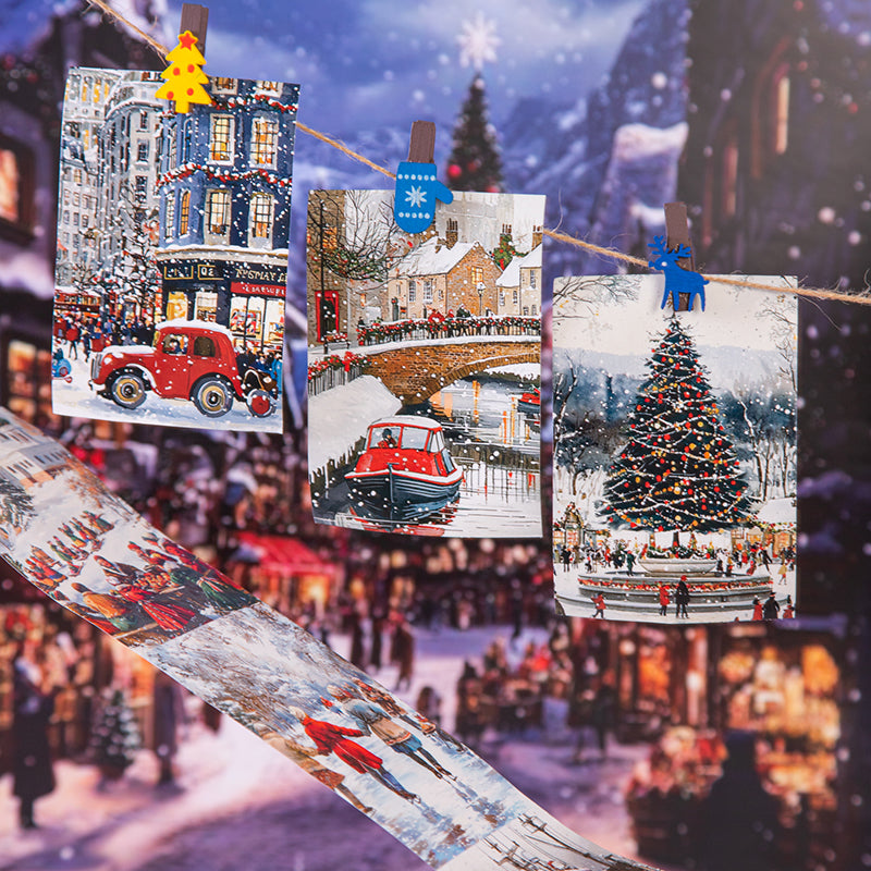 Christmas City Wide Washi Tape