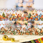 Ruban adhésif décoratif PET – Thème festif d’hiver