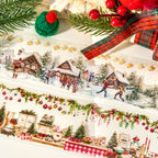 Ruban adhésif décoratif PET – Thème festif d’hiver