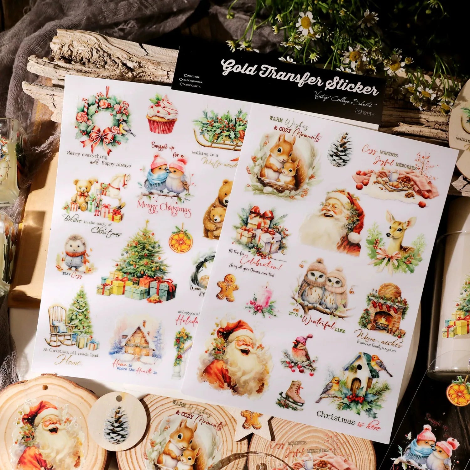 Weihnachts-Transfersticker