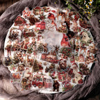 Christmas-Themed Die-Cut Clear Vellum Stickers