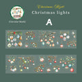 Vorgeschnittenes PET-Klebeband der Christmas Night-Serie
