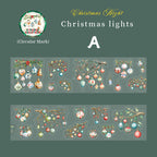 Vorgeschnittenes PET-Klebeband der Christmas Night-Serie