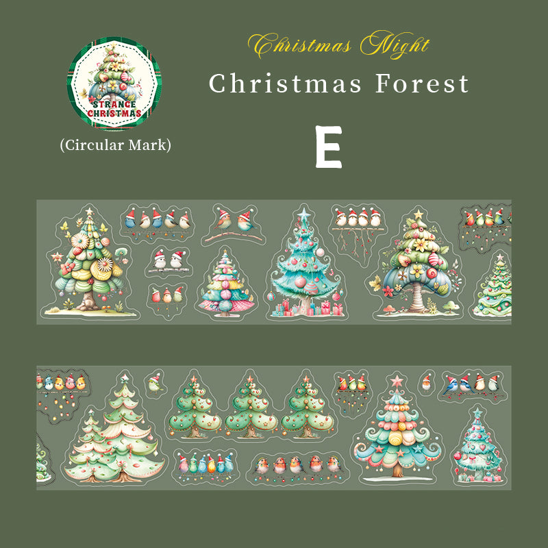 クリスマスナイトシリーズ 既製カットPETテープ