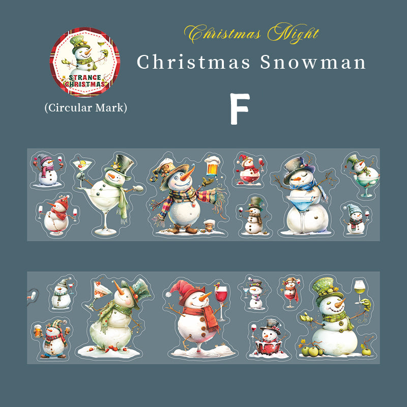 クリスマスナイトシリーズ 既製カットPETテープ