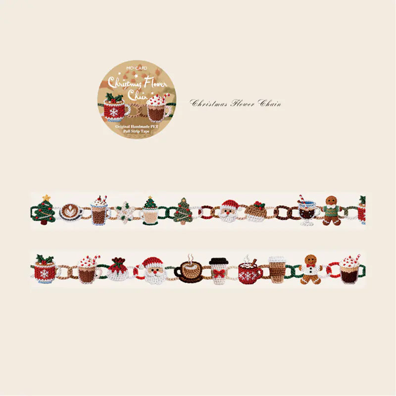 Weihnachts-Journaling Dekorative PET-Band