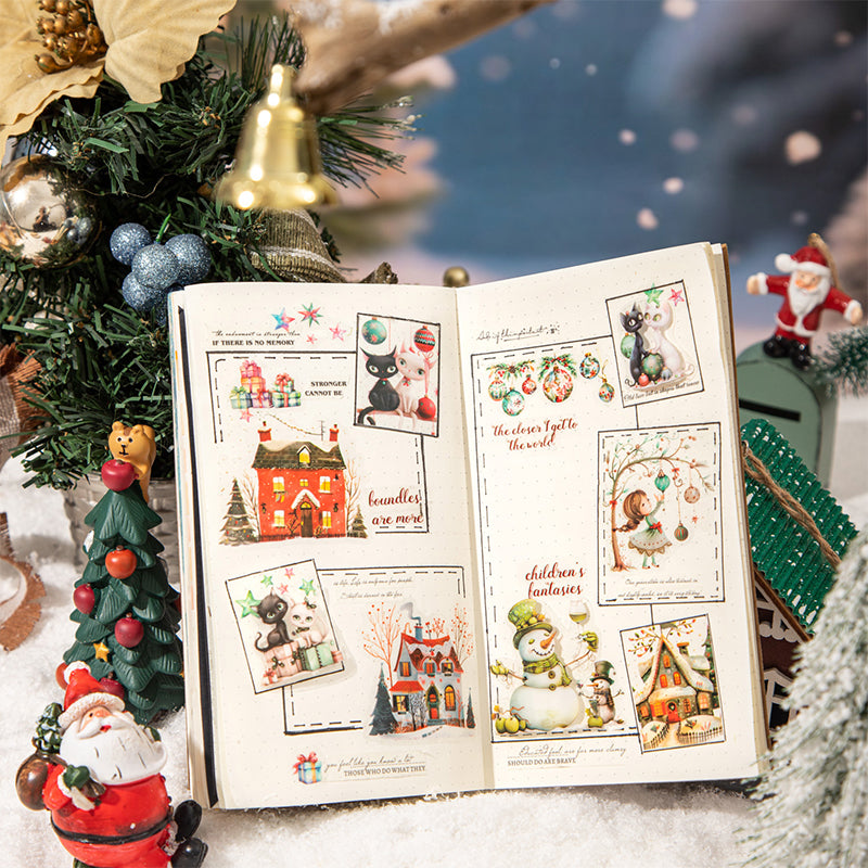 Vorgeschnittenes PET-Klebeband der Christmas Night-Serie