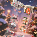 Vorgeschnittenes PET-Klebeband der Christmas Night-Serie