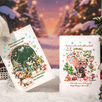 Vorgeschnittenes PET-Klebeband der Christmas Night-Serie