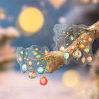 Vorgeschnittenes PET-Klebeband der Christmas Night-Serie