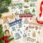 Weihnachts-Rubbelbilder für die Kartenherstellung