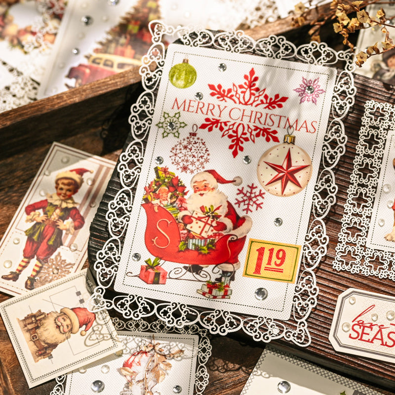 Christmas-Themed Rub-on Transfer Stickers