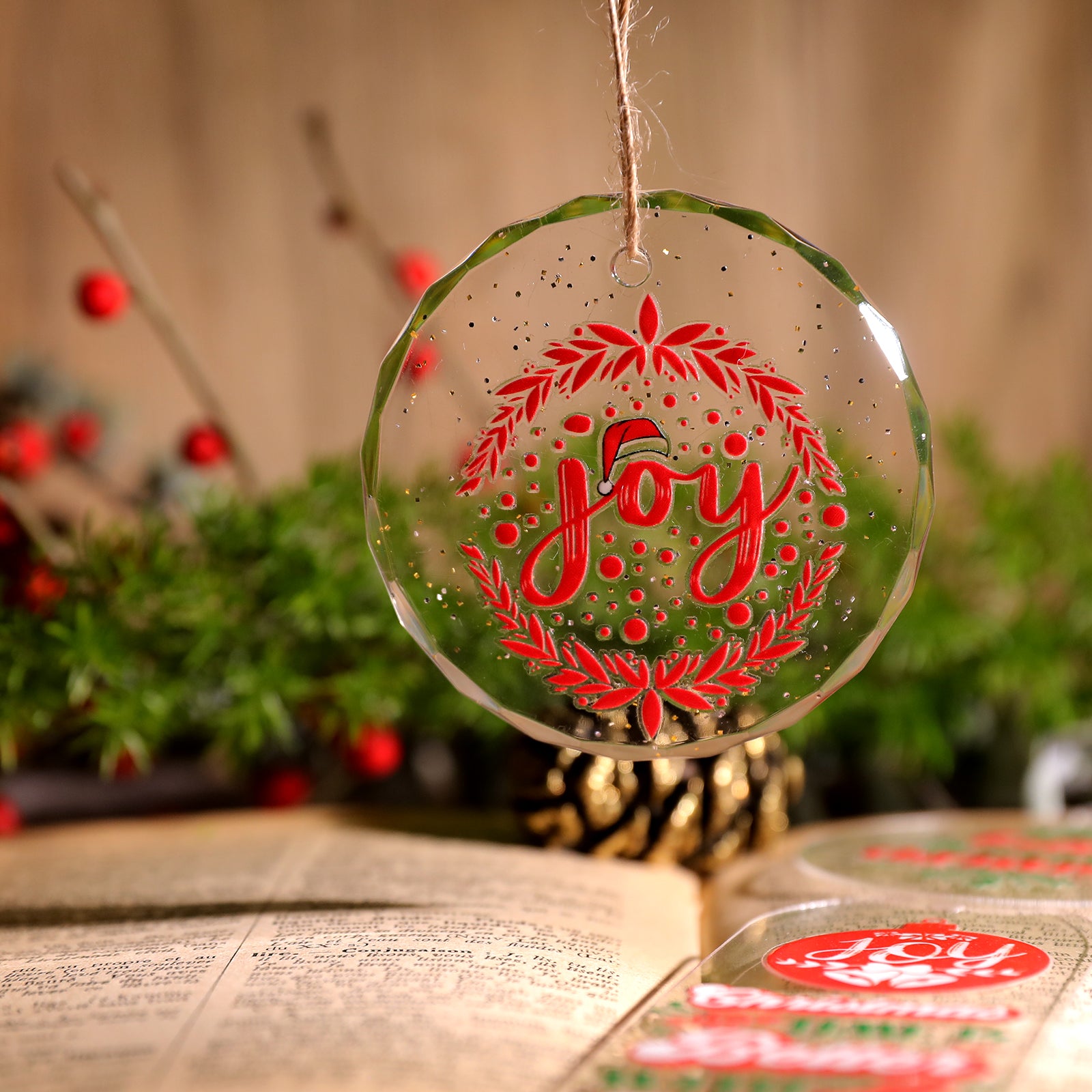 Weihnachts-UV-Transferaufkleber
