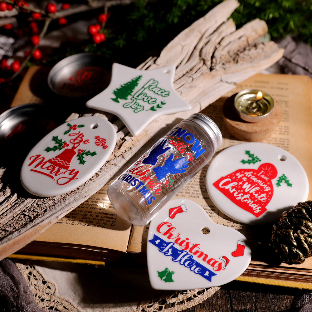 Autocollants de transfert UV de Noël