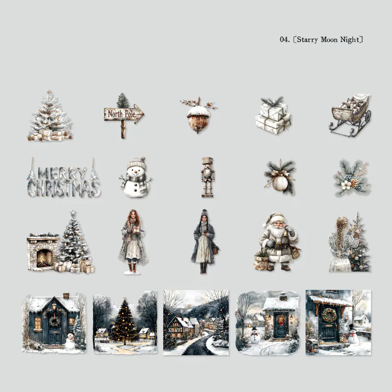 Weihnachts- & Winterlandschafts-Aufkleber