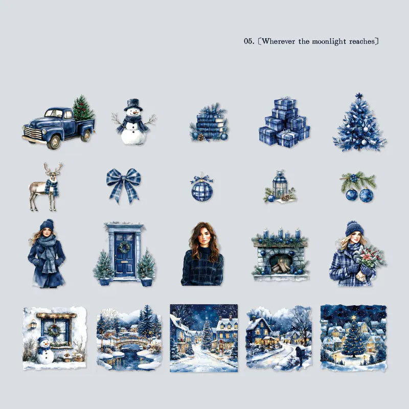 Weihnachts- & Winterlandschafts-Aufkleber