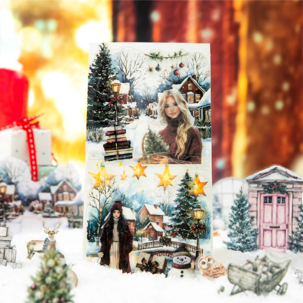 Weihnachts- & Winterlandschafts-Aufkleber