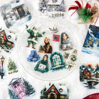 Weihnachts- & Winterlandschafts-Aufkleber