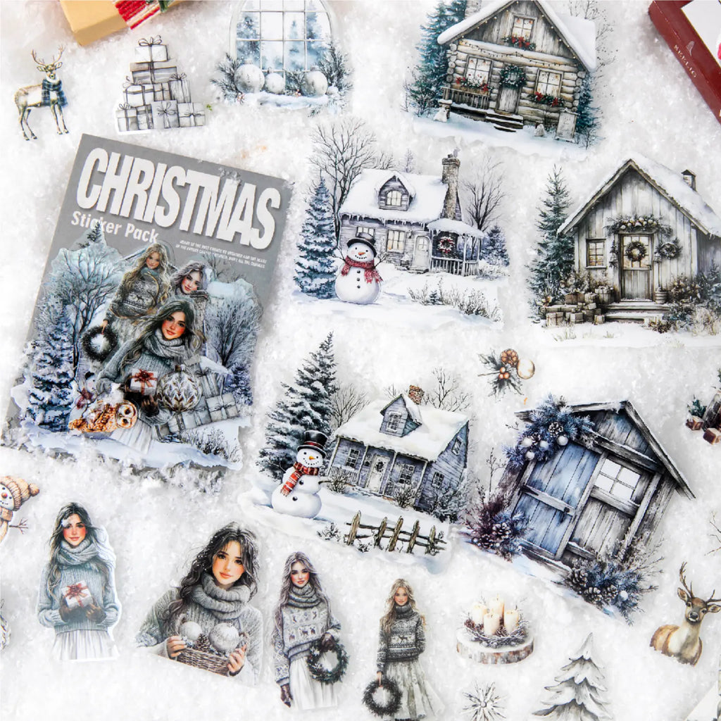 Weihnachts- & Winterlandschafts-Aufkleber