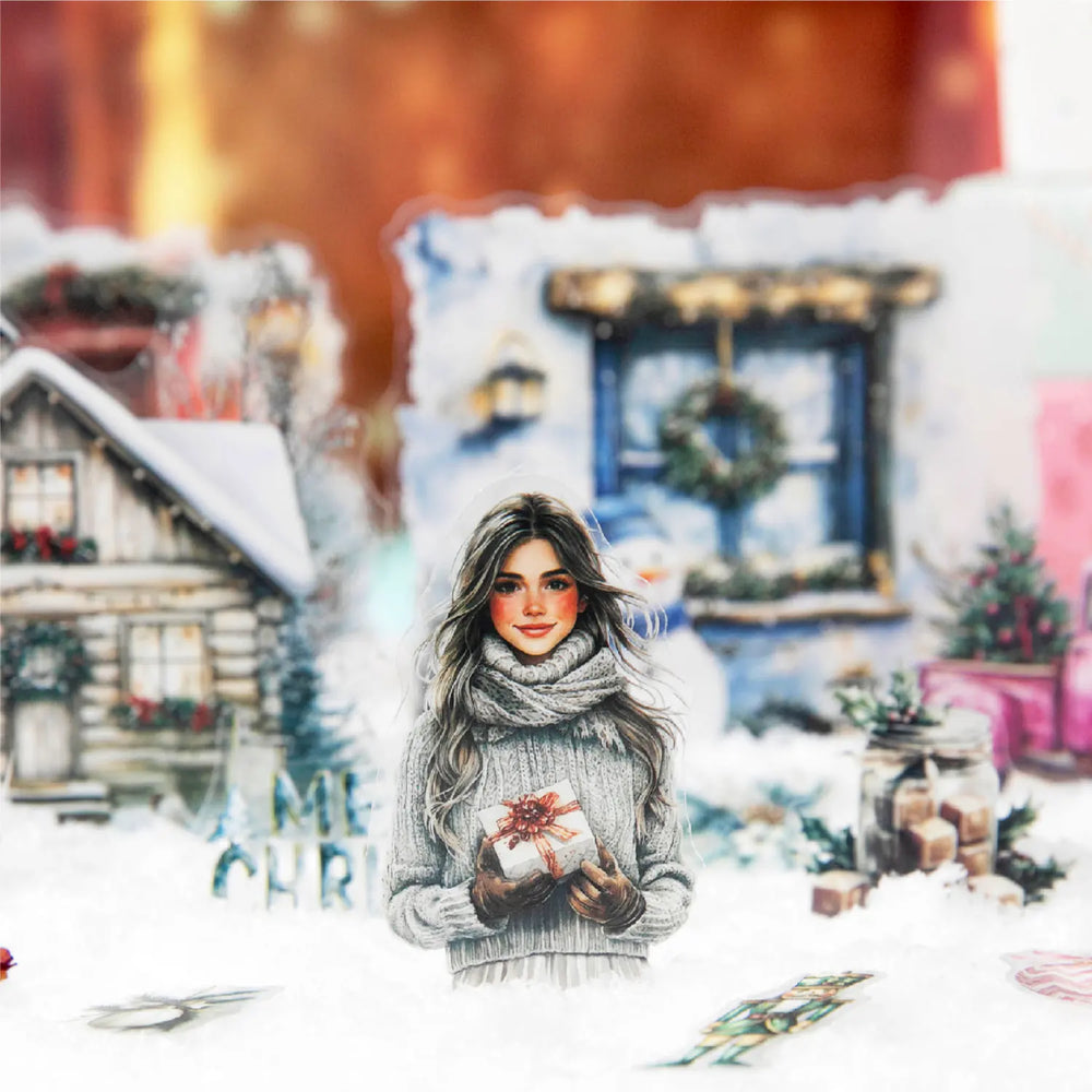 Weihnachts- & Winterlandschafts-Aufkleber