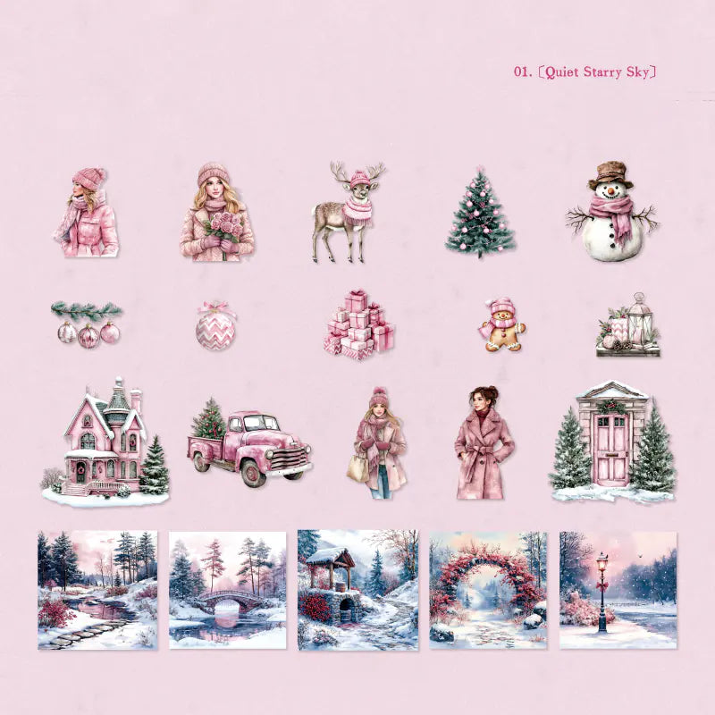 Weihnachts- & Winterlandschafts-Aufkleber