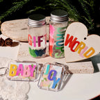 Colorful Alphabet UV DTF Transfer Stickers
