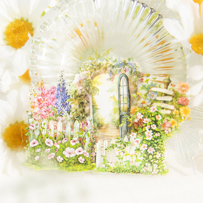 Cottagecore Ephemera PET Sticker Book | Garden Journaling & Scrapbooking Supplies