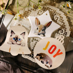 Cute Cat  Dog  Panda UV DTF Transfer Stickers