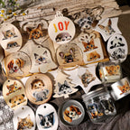 Cute Cat  Dog  Panda UV DTF Transfer Stickers