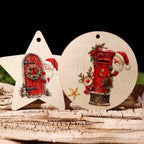 Cute Christmas Peekaboo UV DTF Transfer Stickers