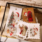 Cute Christmas Peekaboo UV DTF Transfer Stickers