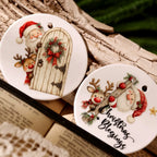 Cute Christmas Peekaboo UV DTF Transfer Stickers
