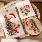 Cute Christmas Peekaboo UV DTF Transfer Stickers